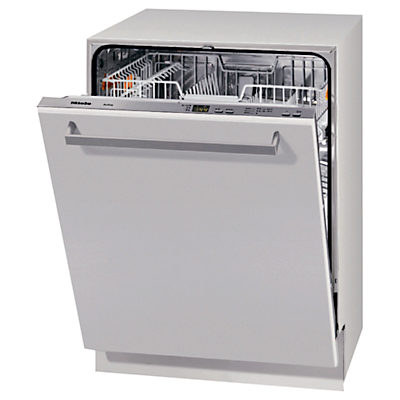 Miele G4263VI Fully Integrated Dishwasher, White / Stainless Steel